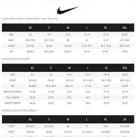 Nike Shorts Chart Size