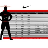 Nike Size Chart Pants Mens
