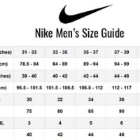 Nike Swim Jammer Size Chart