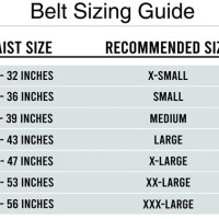 Nike Training Belt Size Chart