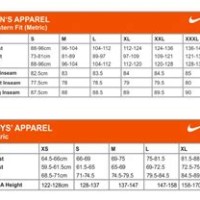 Nike Youth Xl Size Chart