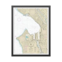 Noaa Nautical Charts Framed