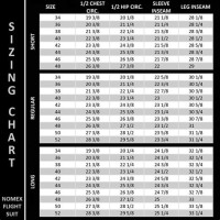 Nomex Coveralls Size Chart