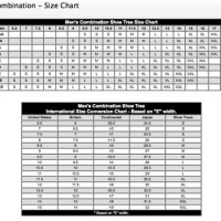 Nordstrom Shoe Tree Size Chart