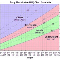 Normal Weight And Bmi Chart