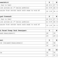 North Face Osito 2 Size Chart