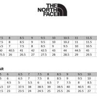 North Face Shoe Size Chart