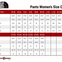 North Face Snow Pant Size Chart