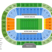 Notre Dame Football Seating Chart Level U