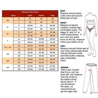 Number Size Chart Jeans