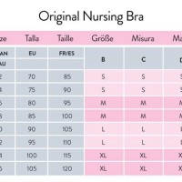 Nursing Bra Size Chart