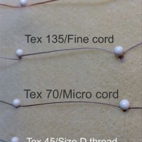 Nylon Beading Thread Size Chart