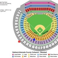 Oakland A S Stadium Seating Chart