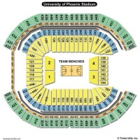 Of Phoenix Stadium Seating Chart With Rows