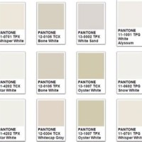 Off White Pantone Color Chart