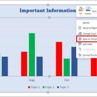 Office 365 Save Chart Template