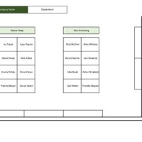 Office Seating Chart Template Excel