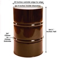 Oil Barrel Size Chart