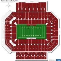 Oklahoma Memorial Stadium Seating Chart With Rows And Seat Numbers