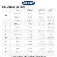 Old Navy Boys Size Chart