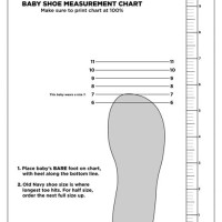 Old Navy Shoe Size Chart Toddler