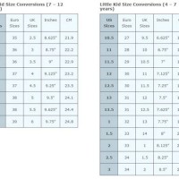 Old West Boots Youth Size Chart