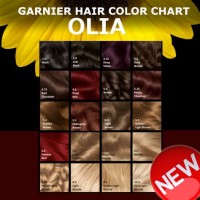 Olia Hair Dye Colours Chart