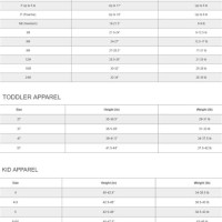 Oshkosh B Gosh Shoe Size Chart