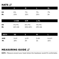 Outdoor Research Sombriolet Sun Hat Size Chart