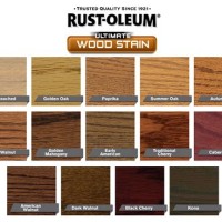 Outdoor Wood Stain Color Chart