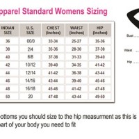Paige Clothing Size Chart Women S