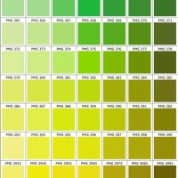 Pantone Color Chart Lime Green