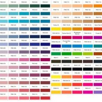 Pantone Matching System Chart