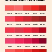 Pantone Red Color Chart