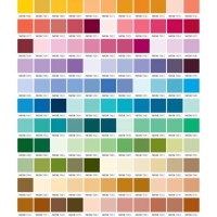 Pantone Solid Coated Colour Chart