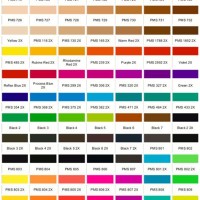 Pantone To Ral Colour Conversion Chart