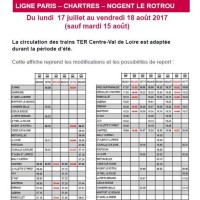 Paris Chartres Le Mans Horaires