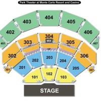 Park Theater Las Vegas Detailed Seating Chart