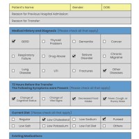 Patient Chart Review Template