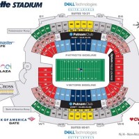 Patriots Seating Chart With Rows