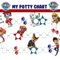 Paw Patrol Toilet Training Reward Chart