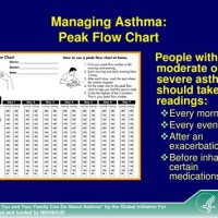 Peak Flow Chart For Asthma