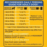 Pedigree Dog Food Chart