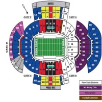 Penn State Football Seating Chart Rows