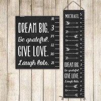 Personalized Canvas Growth Chart