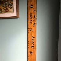 Personalized Wood Growth Chart Canada