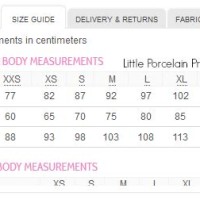 Peter Alexander Mens Size Chart