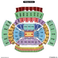 Philips Arena Detailed Seating Chart