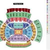 Philips Arena Seating Chart Hawks