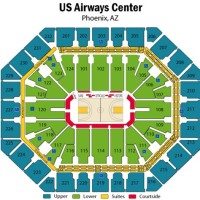 Phoenix Suns Us Airways Center Seating Chart